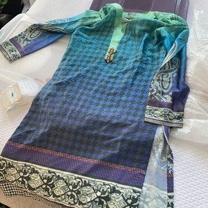 Fatima ashar silk Kurta